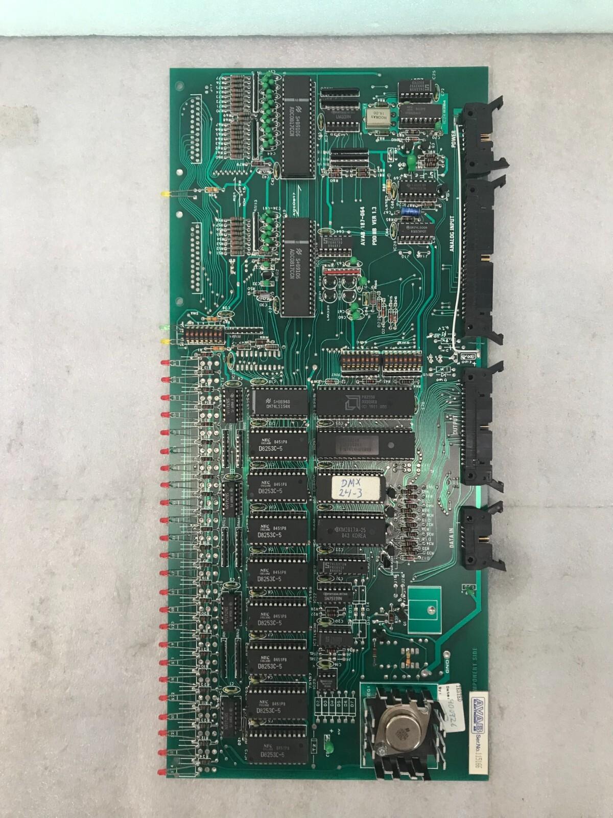 AVAB CONTROL BOARD DIMMER 187-064 PDD IIB VER. 1,3