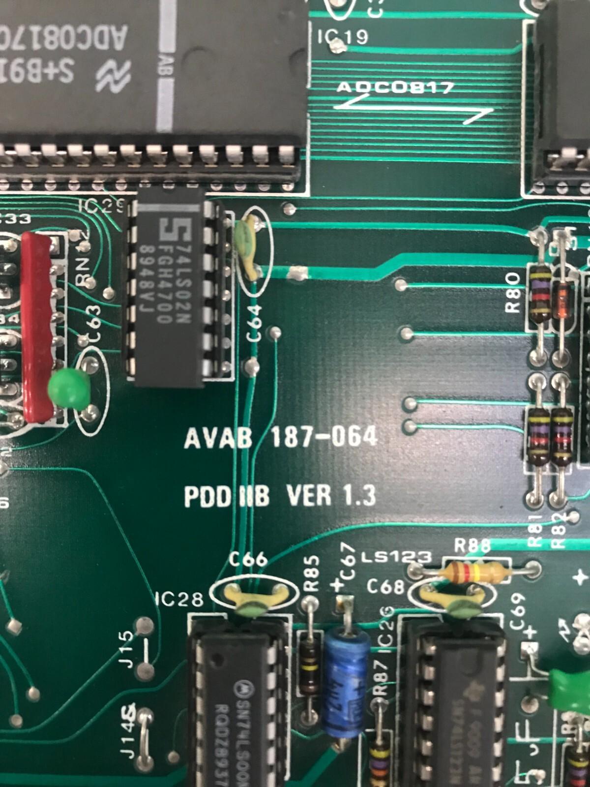 DIMMER SCHEDA DI CONTROLLO AVAB 187-064 PDD IIB VER. 1,3