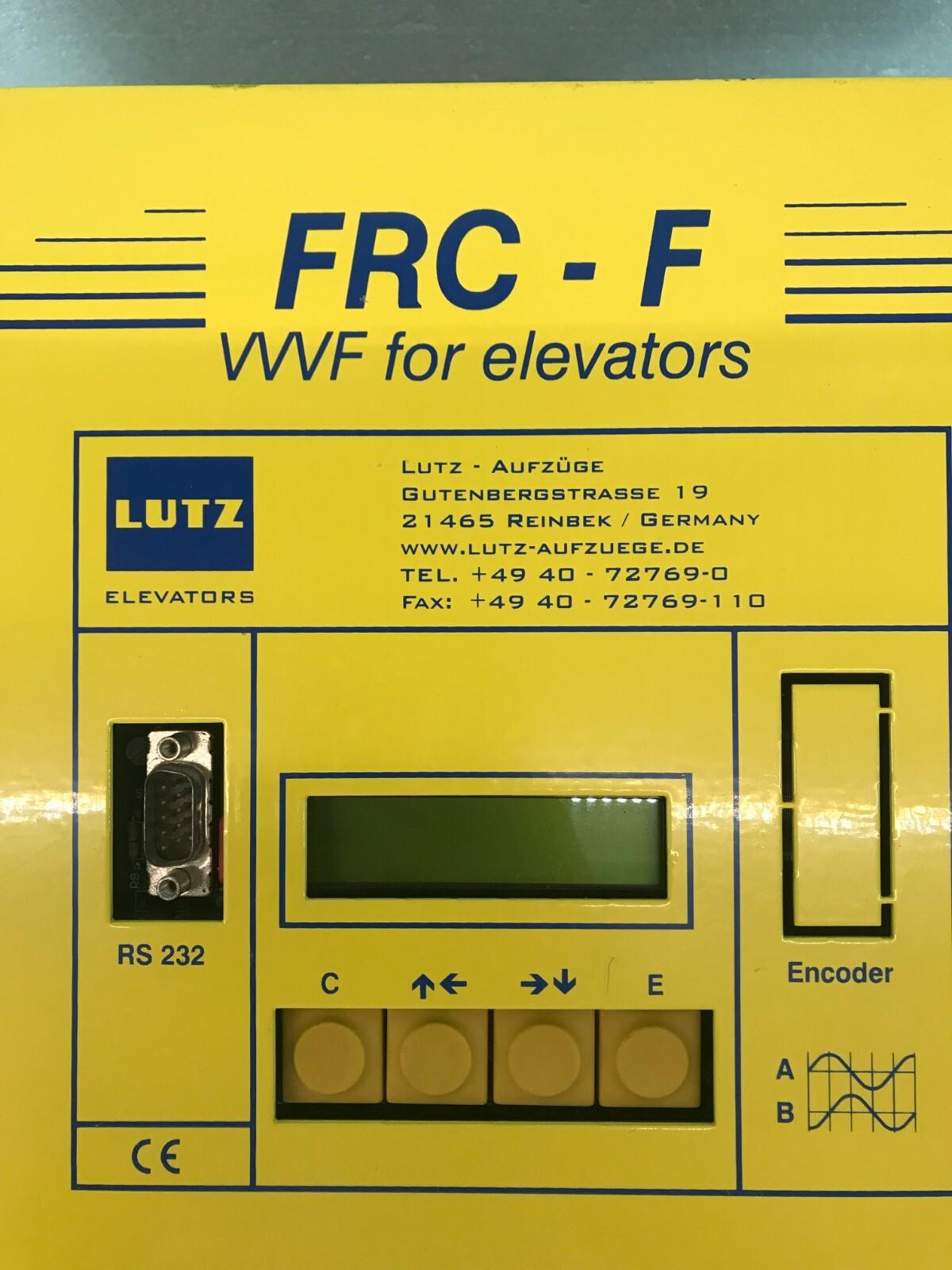 RST Elektronik LUTZ AUFZÜGE VVVF für Aufzüge FRC-F5 4-6609096-4