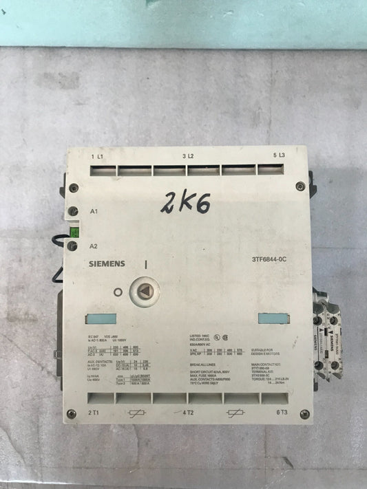 Motorino avviamento SIEMENS 3TF6844-0CQ7 IEC947 VDE 0660