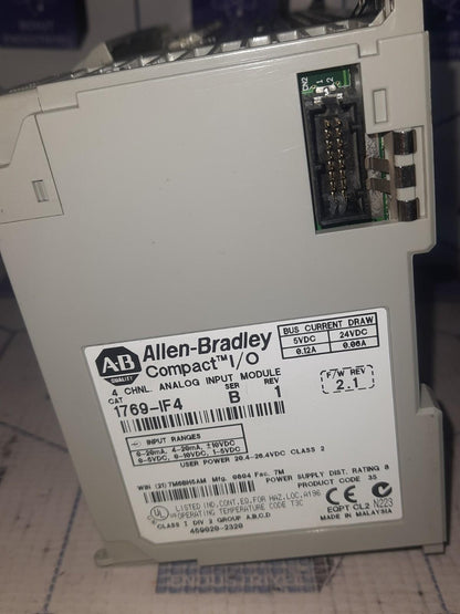 Allen-Bradley Unidad Base MÓDULO DE ENTRADA ANALÓGICA 1769-IF4 1764-28BXB