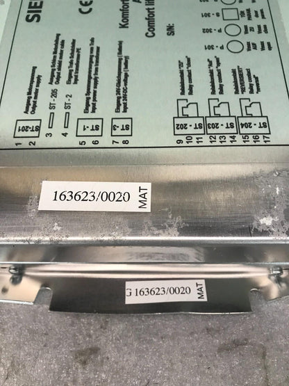 SIEMENS Comfort lift door controller AT 25 A 162790/2