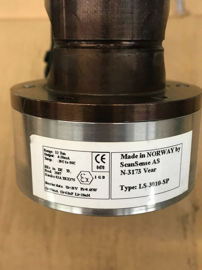 ScanSense LS-3010-SP N-3173 12 Ton Load Cell