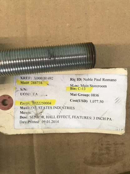 3PS inc A0708012 8022250004 SENSOR HALL EFFECT