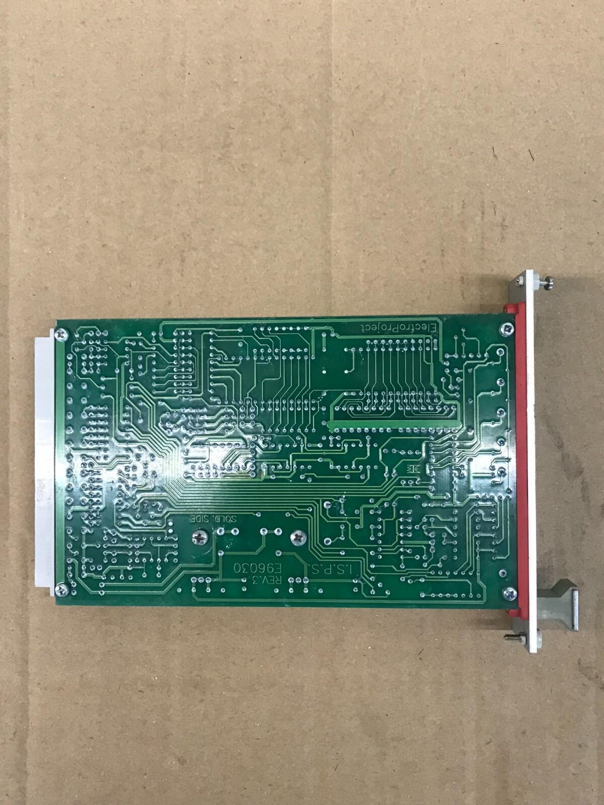 HUISMAN I.S.P.S. E96030 REV.3 CARD