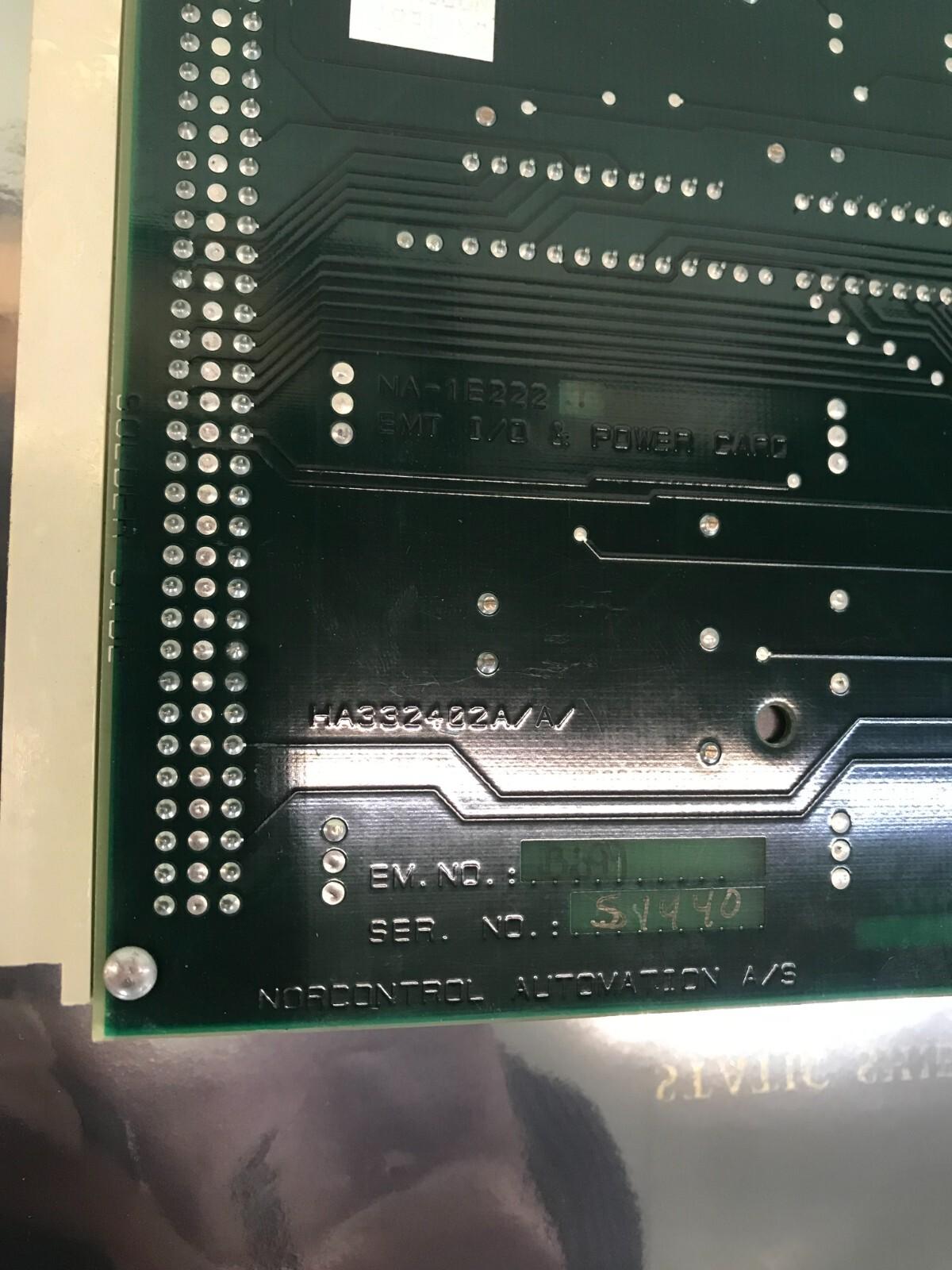NORCONTROL POWER CARD HA332402A/A NA-1E222