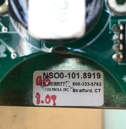 J.R Merritt Controls NSO0-101.8919 A4U.101.4980 Rotary Master Switch