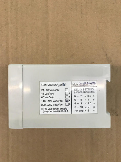 ABB SACE YU DELAY 702209/80-4 DELAY RELAY