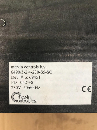 mar-in controles controlador de temperatura 6490/5-2.4-230-S5SO