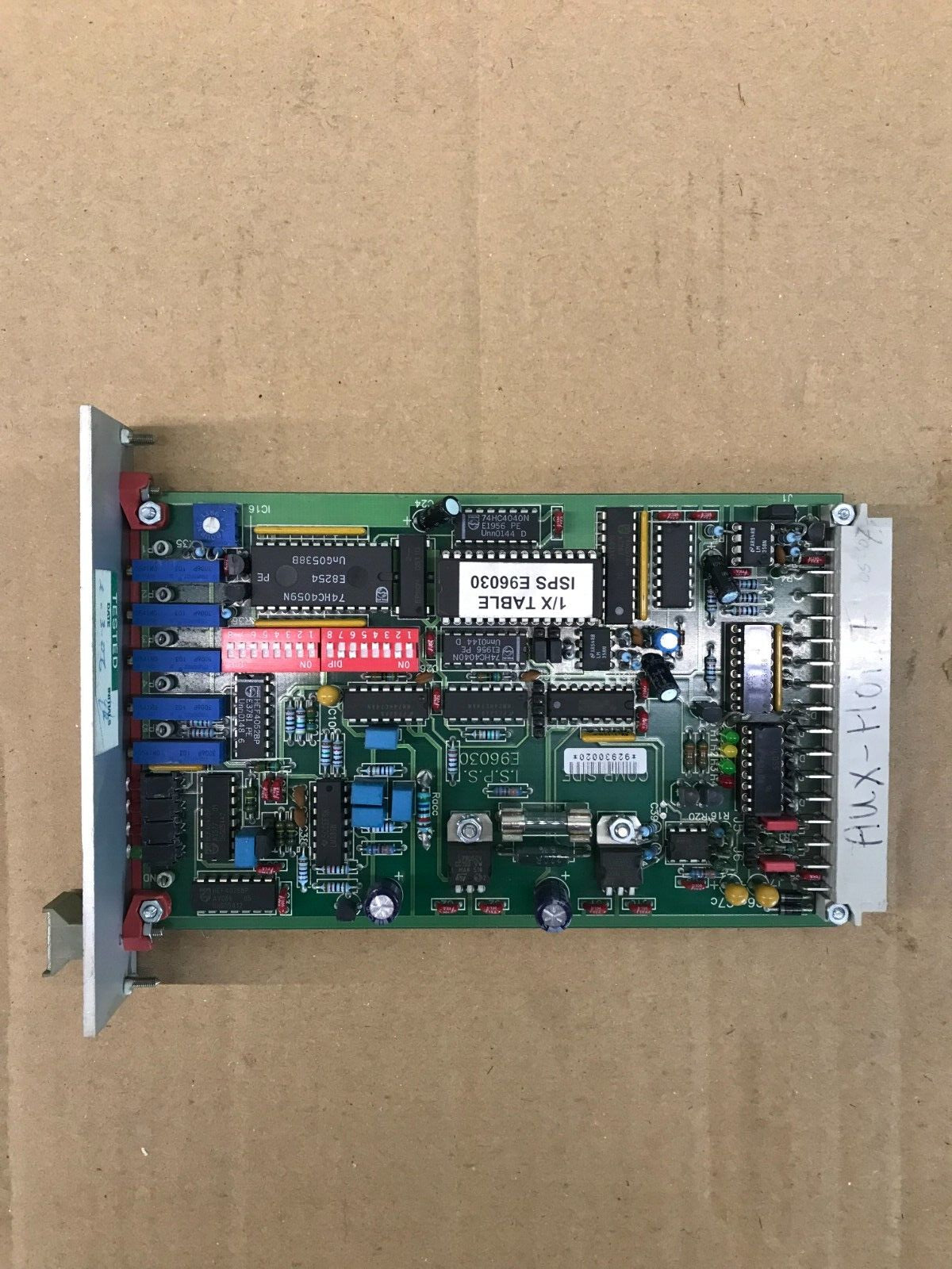 HUISMAN I.S.P.S. SCHEDA E96030 REV.3