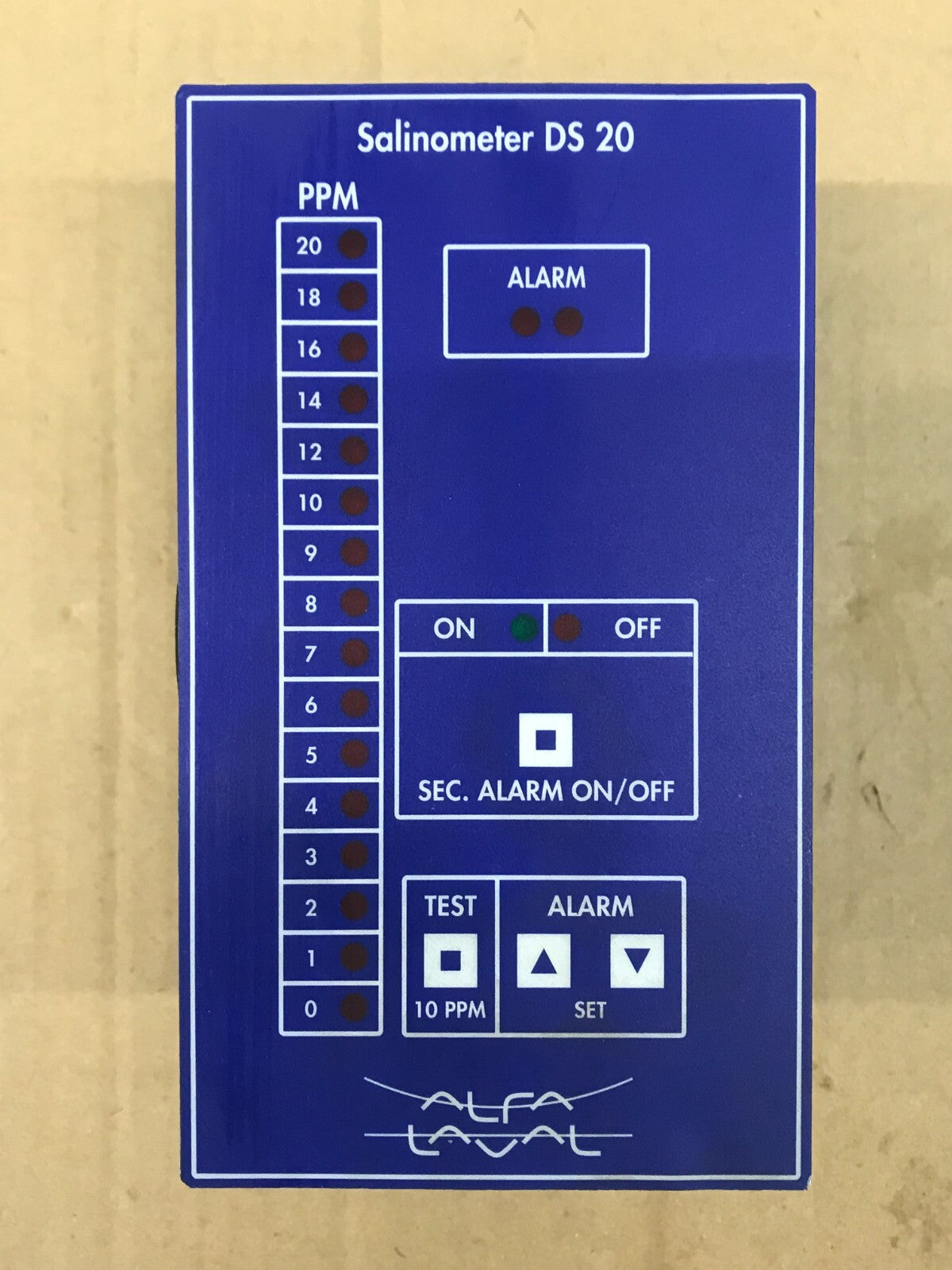 Alfa Laval Salinómetro DS 20 Rev2 90-120/200-240 voltios fuente principal
