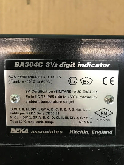 BEKA BA304C 31/2-stellige Anzeige BA304C-GFK