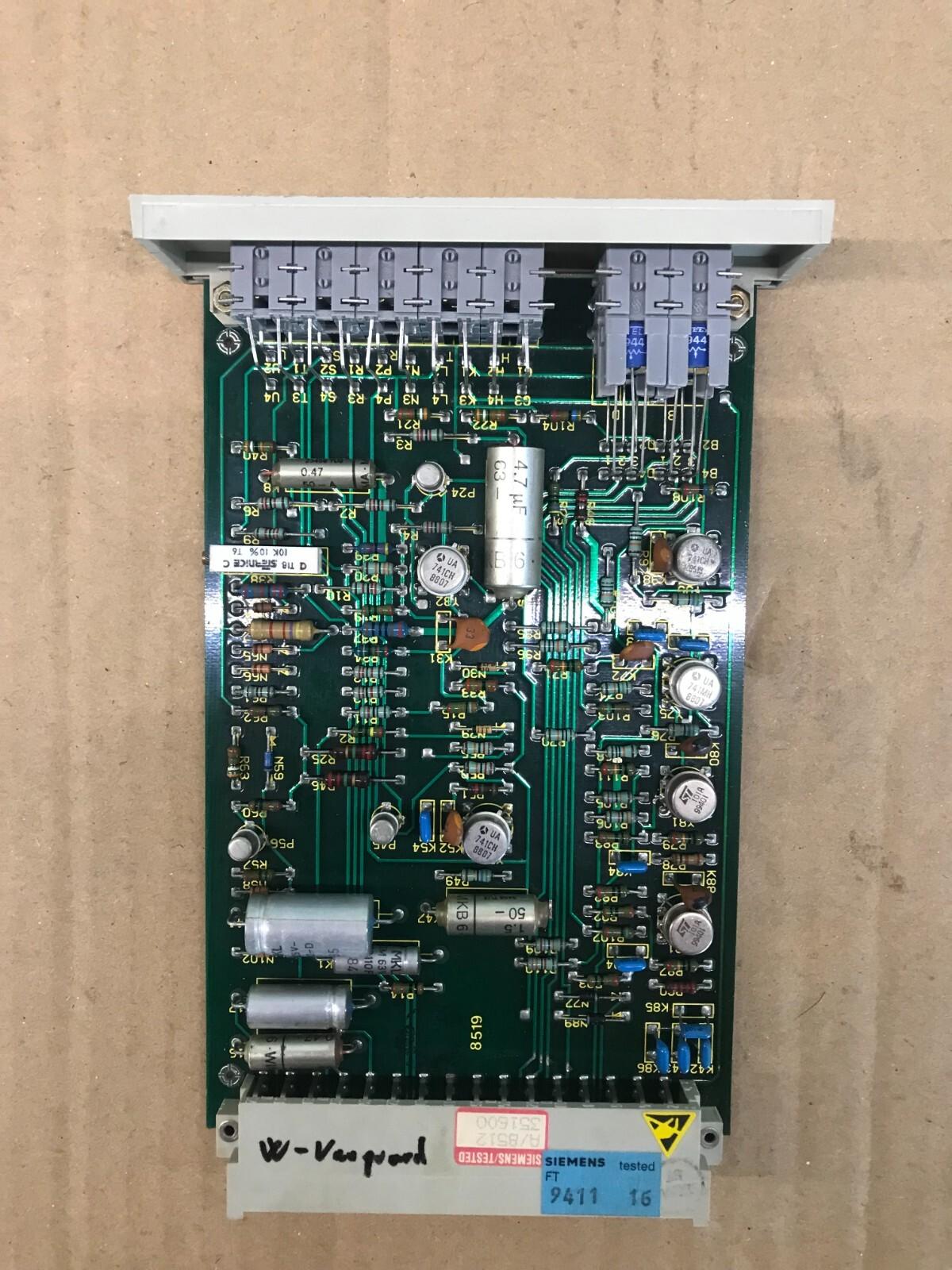 Módulo controlador SIEMENS SIMADYN 6DC1001-1FC