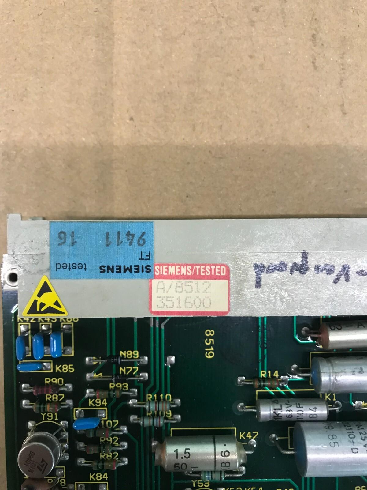 Módulo controlador SIEMENS SIMADYN 6DC1001-1FC