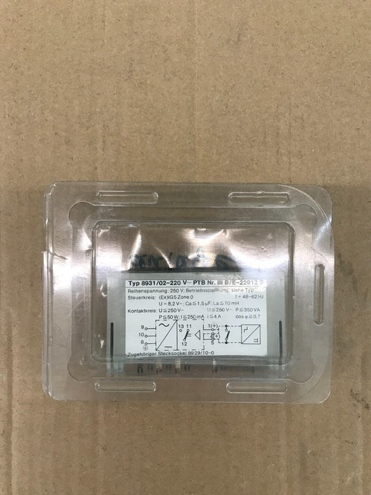 Relais de sécurité STAHL 8931/02-220 V B/E-22912 S