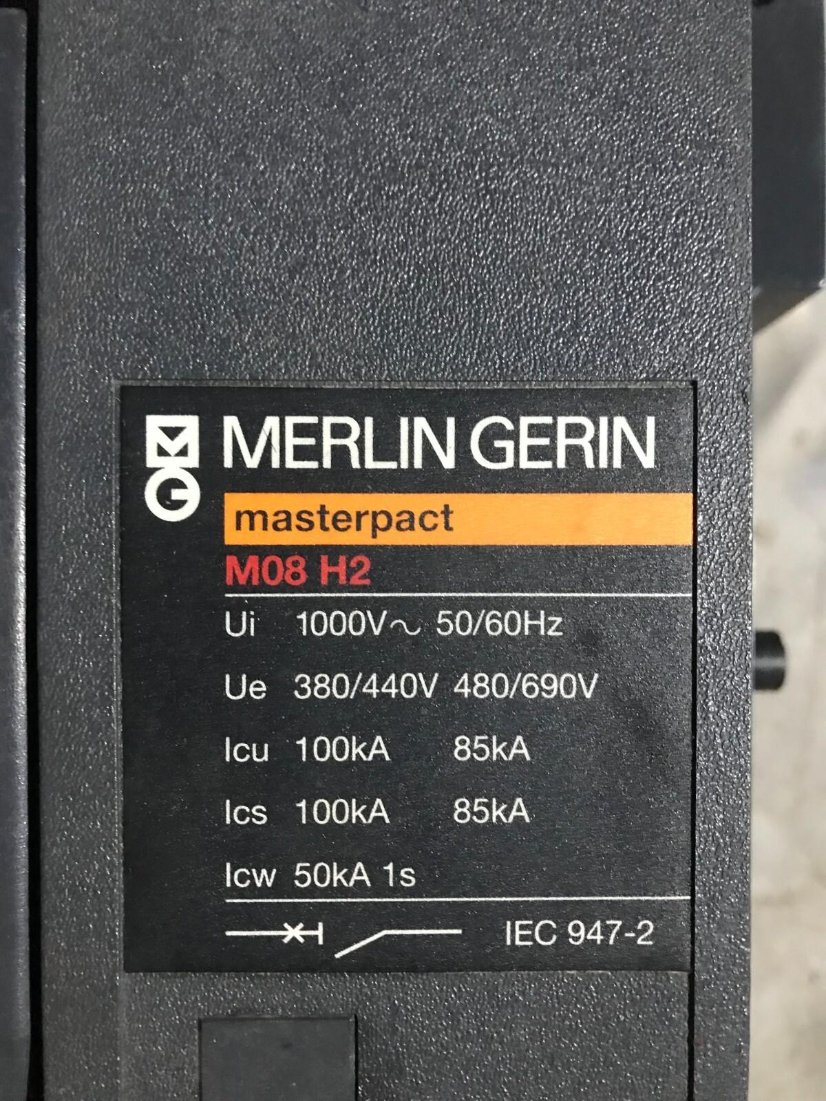 MERLIN GERIN Masterpact M08 H2 IEC 947-2 STR 38 S Leitungsschutzschalter
