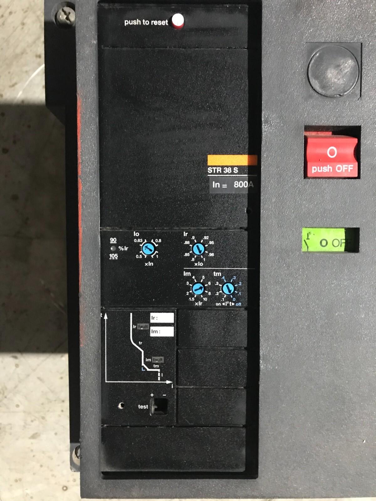 MERLIN GERIN Masterpact M08 H2 IEC 947-2 STR 38 S Leitungsschutzschalter