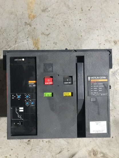 MERLIN GERIN masterpact M08 H2 IEC 947-2 STR 38 S Circuit Breaker