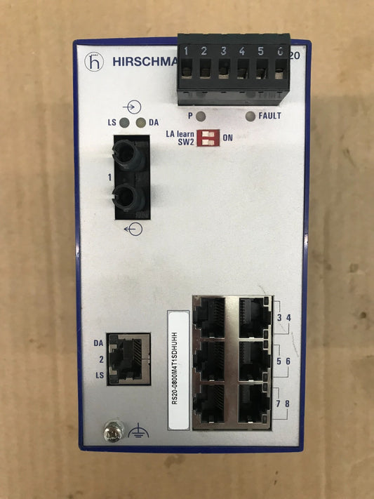 HIRSCHMANN RS20-0800M4T1SDHUHH IEC 61131-2 Schienenweiche