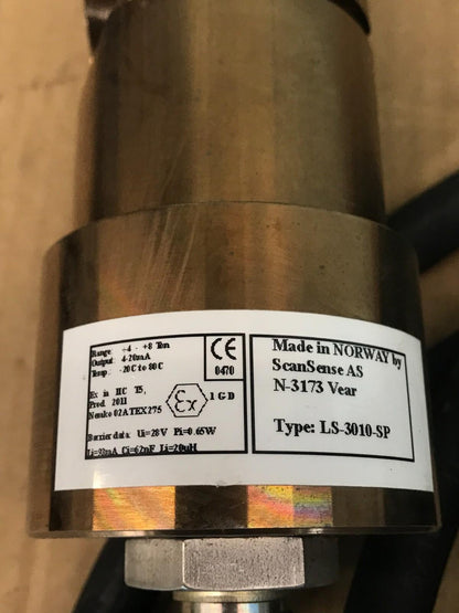 Scan Sense Aker LS-3010-SP Loadcell 02ATEX275 N-3173 Vear