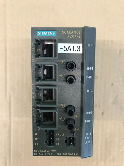Switch Ethernet SIEMENS SCALANCE X204-2 1P 6GK5204-2BB00-2AA3
