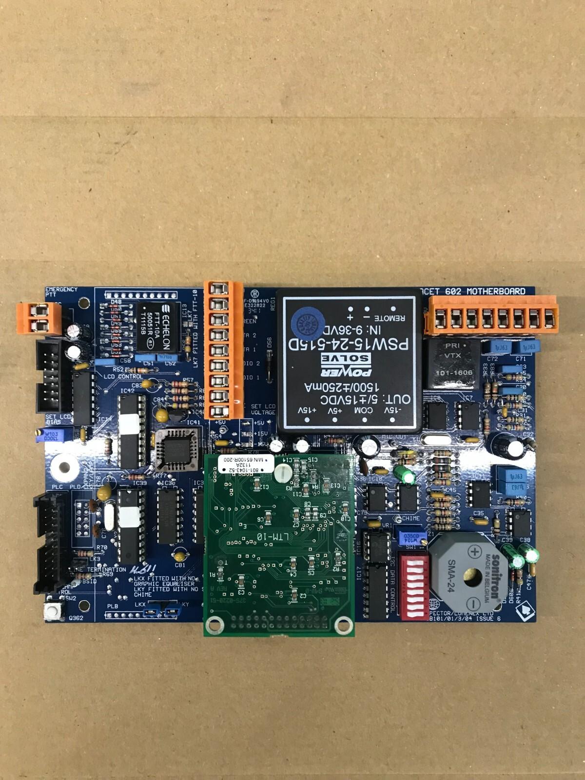 SPECTOR/LUMENEX ACET 602 MOTHERBOARD 801-1043-52 1132A 65100R-200
