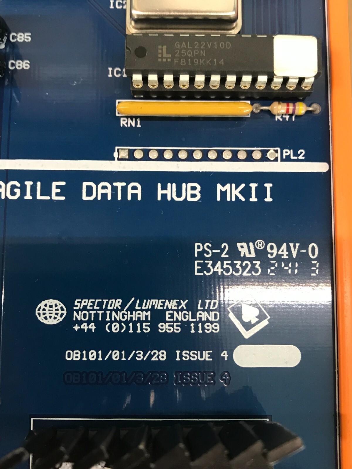 SPECTOR/LUMENEX ACE AGILE DATA HUB MKII E345323 0B101/01/3/28