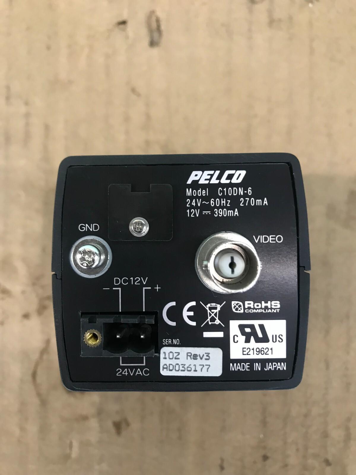 PELCO C10DN-6 AD036177 CCD CAMERA