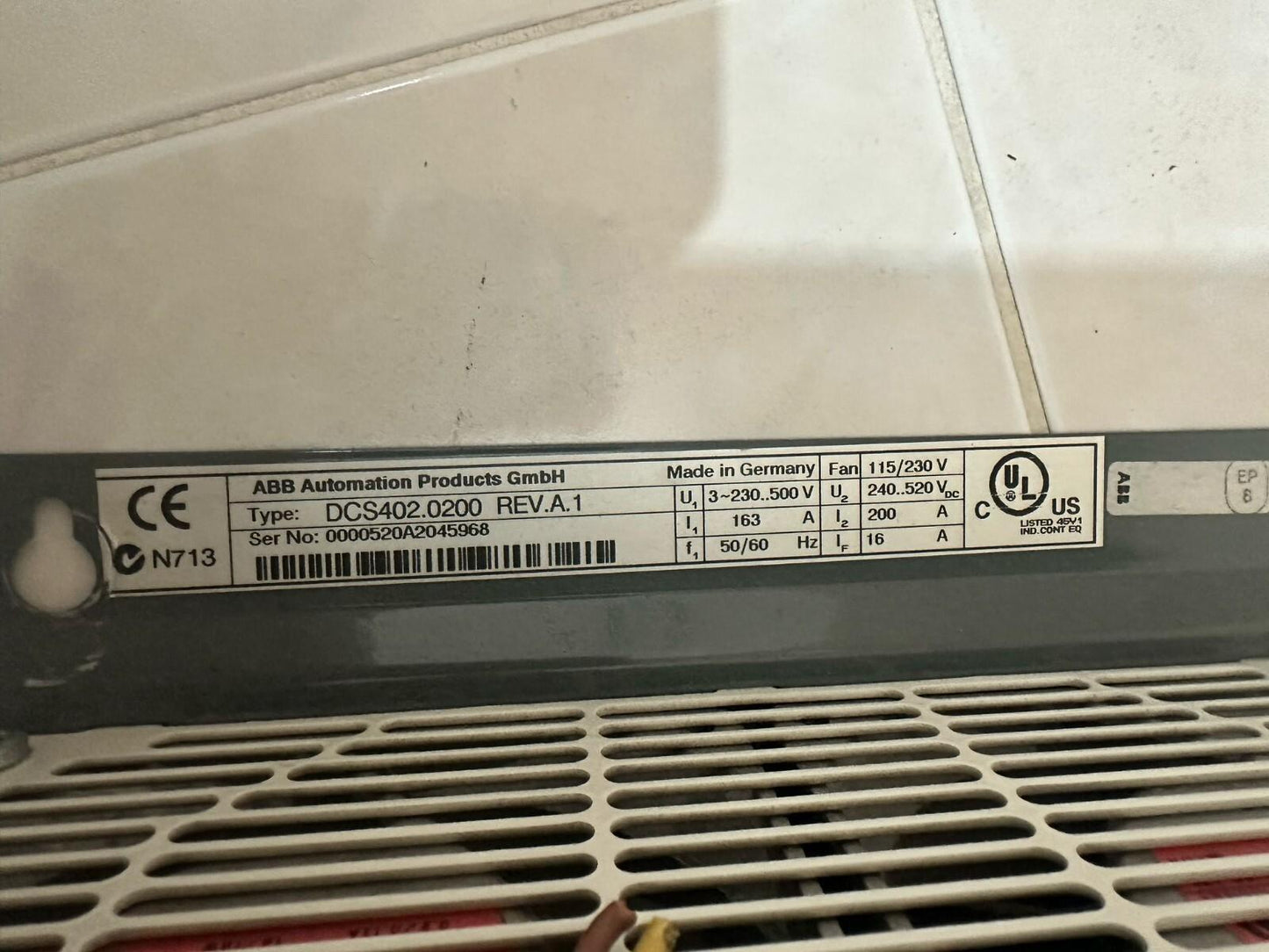 ABB Dc Motor Driver DCS402.0200 REV.A.1 3ADT312000R1 Fast Shipping