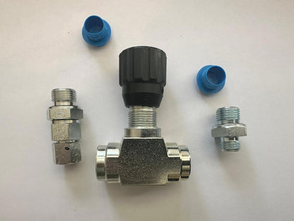 Valvola di controllo del flusso idraulico 3/8 BSP-G3/8 per miniescavatore da ...