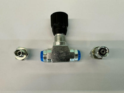 Valvola di controllo del flusso idraulico 3/8 BSP-G3/8 per miniescavatore spe...