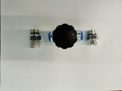 Vanne de régulation de débit hydraulique 3/8 BSP-G3/8 pour mini-pelle livrais...