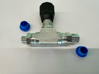 3/8 Hydraulik-Durchflussregelventil BSP-G3/8 für Minibagger schneller Versand