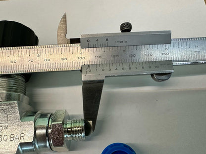 3/8 Hydraulik-Durchflussregelventil BSP-G3/8 für Minibagger schneller Versand