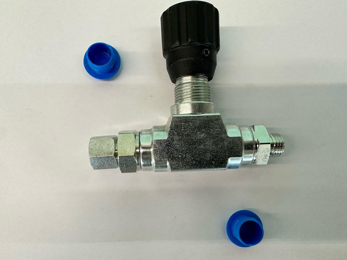 Válvula de control de flujo hidráulico 3/8 BSP-G3/8 para mini excavadora enví...