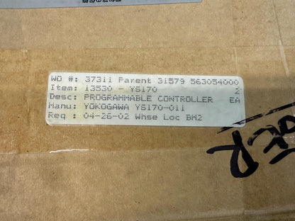 Controller programmabile Yokogawa YS170 S4 011 YS170011