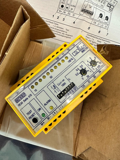 BENDER RCM470LY-13 Residual Current Monitor Fast Shipping
