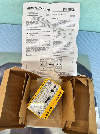 Monitor de corriente residual BENDER RCM470LY-13 envío rápido
