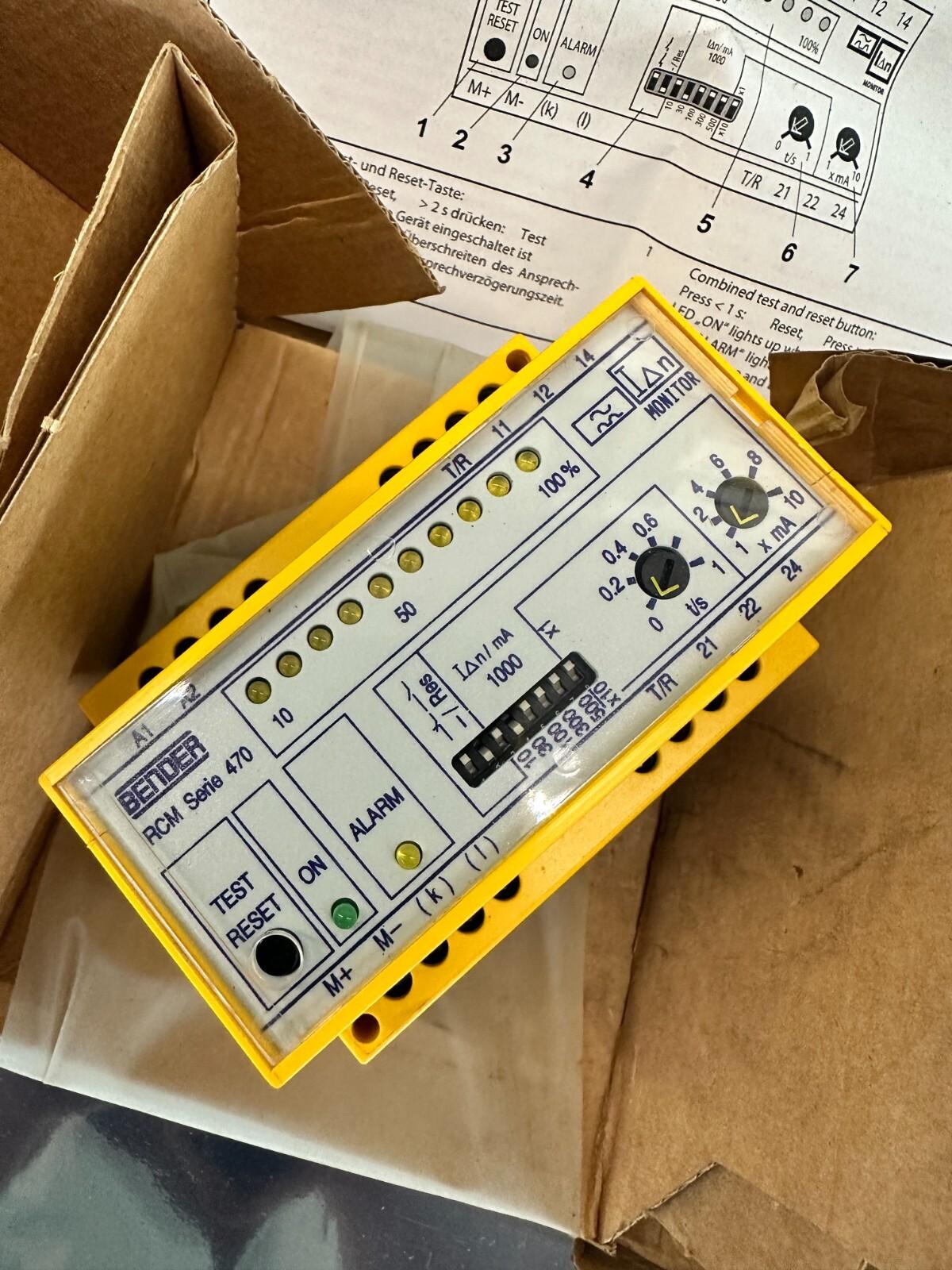Monitor corrente residua BENDER RCM470LY-13 spedizione veloce