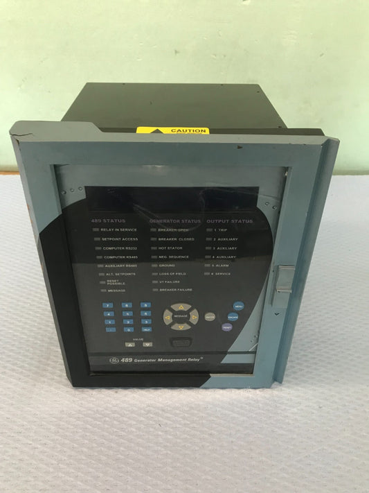 GE POWER MANAGEMENT 489-P1-HI-A20-E RELÉ DE GESTIÓN DEL GENERADOR ENVÍO RÁPIDO