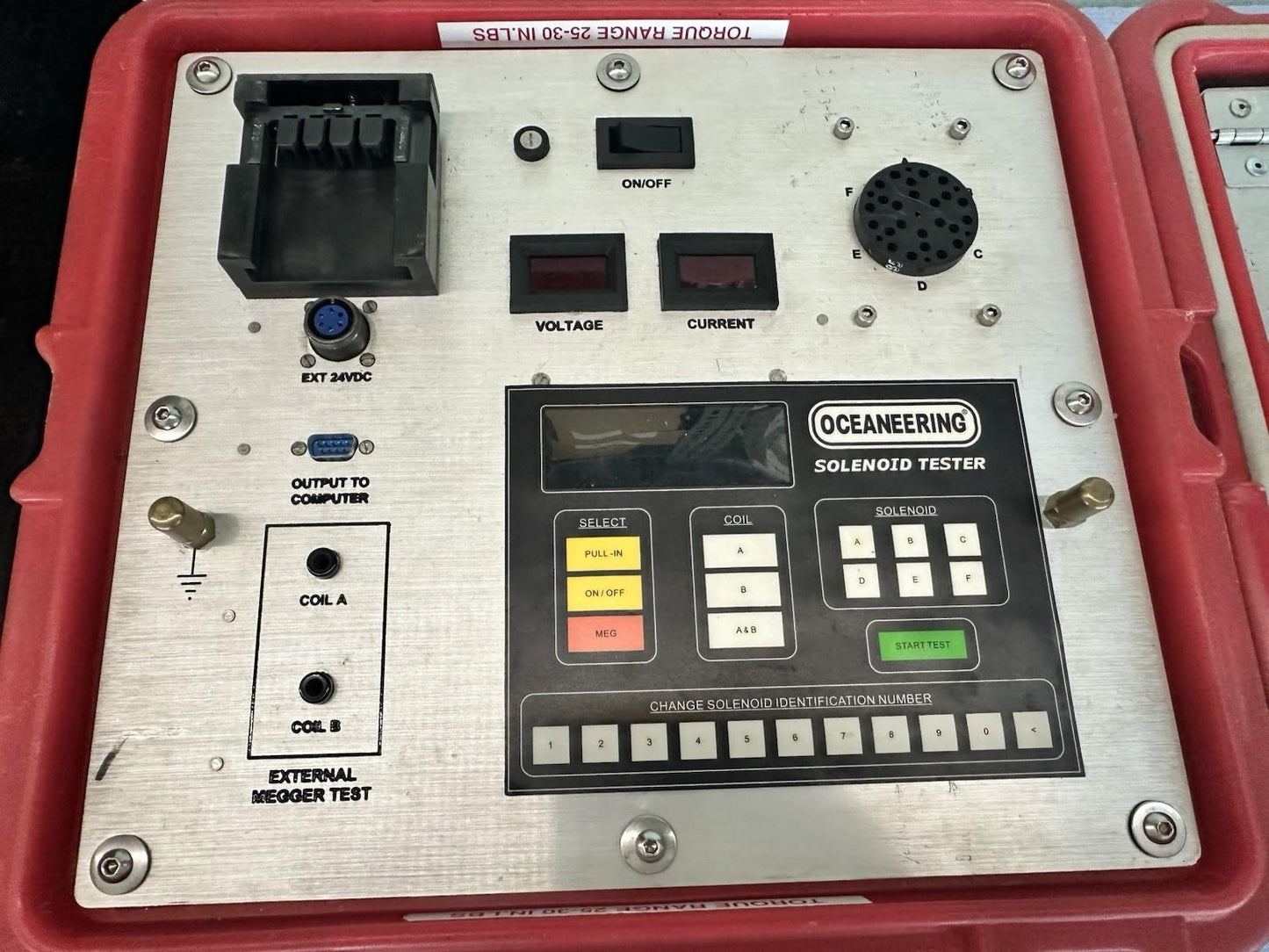Oceaneering Solenoid Test Unit Fast Shipping