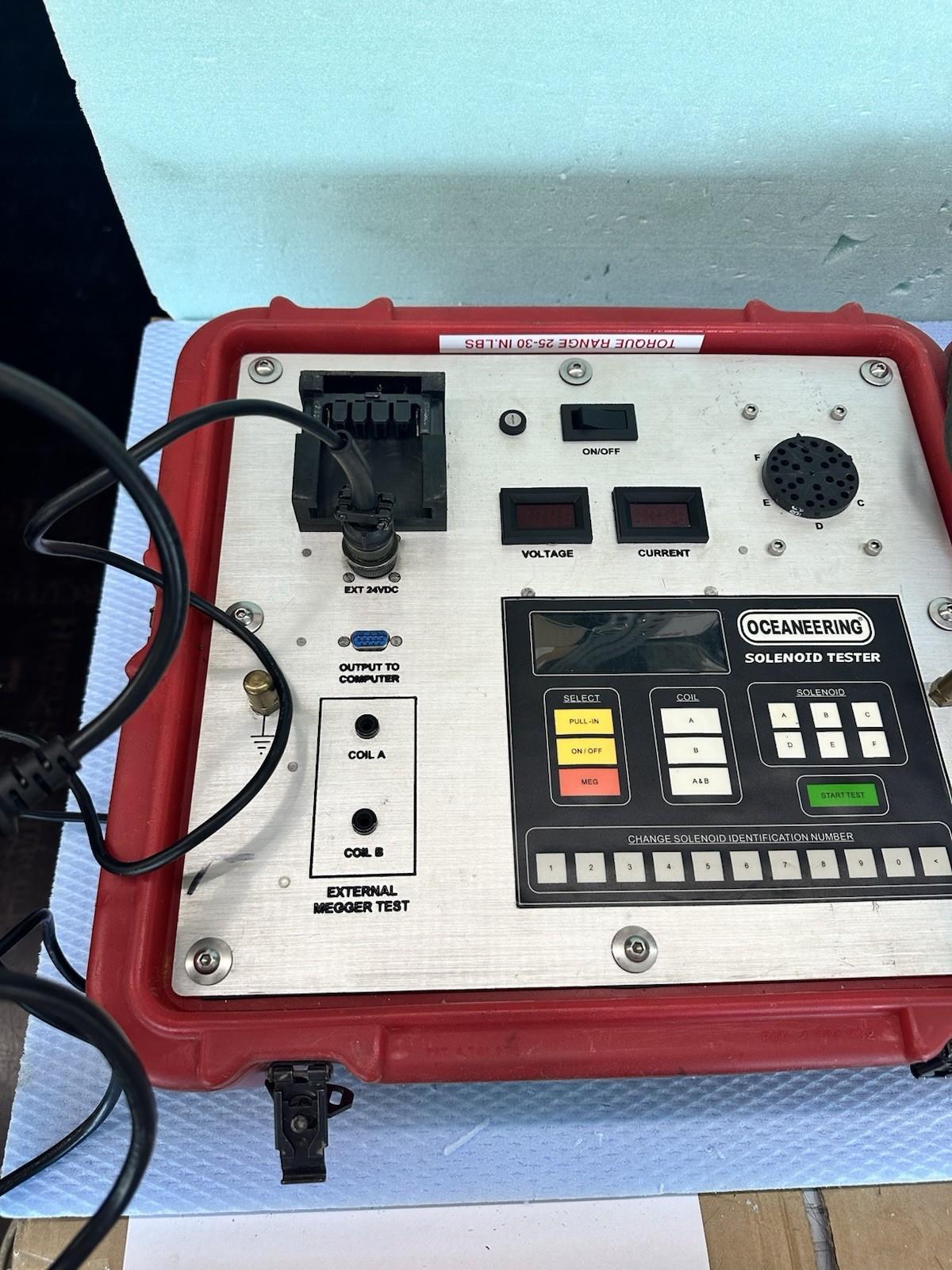 Oceaneering Solenoid Test Unit Fast Shipping