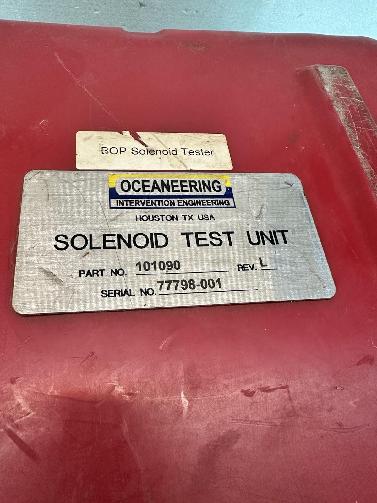 Oceaneering Solenoid Test Unit Fast Shipping