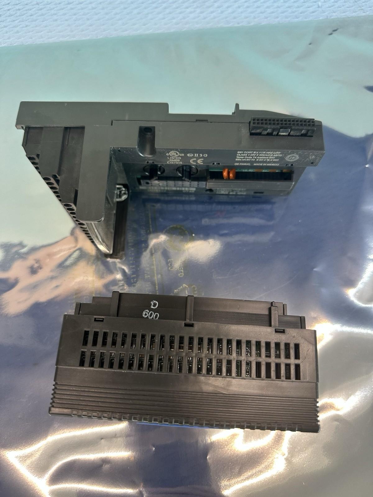 MODULO PLC GE FANUC IC200MDL650F IC200CHS022J spedizione veloce