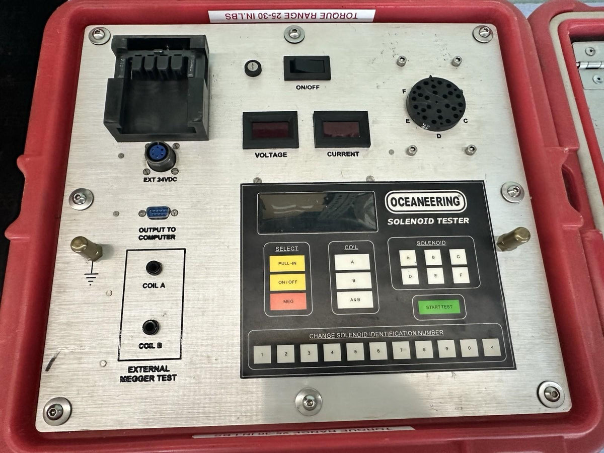 Unidad de prueba de solenoide oceánico envío rápido