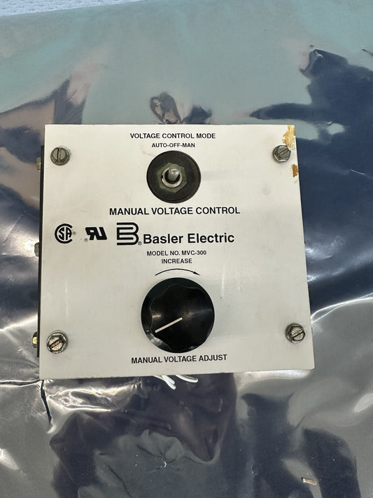 BASLER ELECTRIC MVC-300 MANUELLE SPANNUNGSREGELUNG Schneller Versand