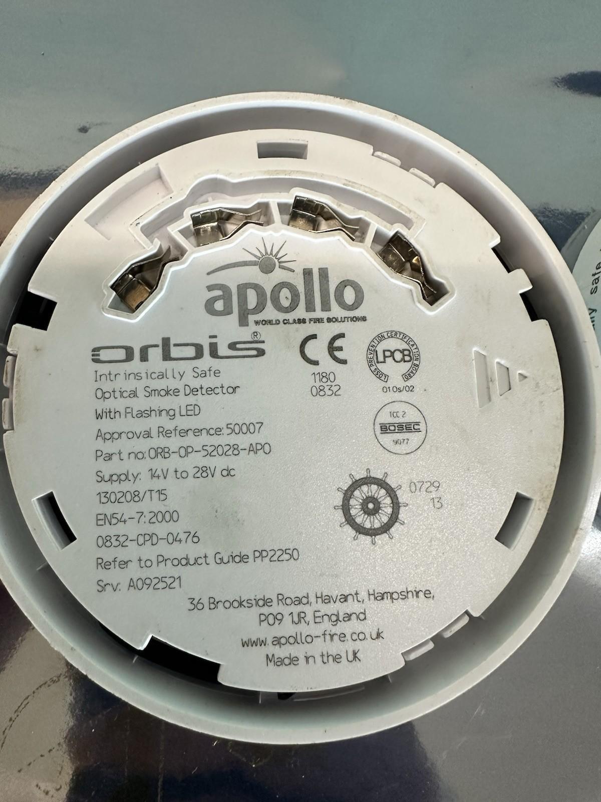 Détecteur de fumée optique Apollo orbis livraison rapide