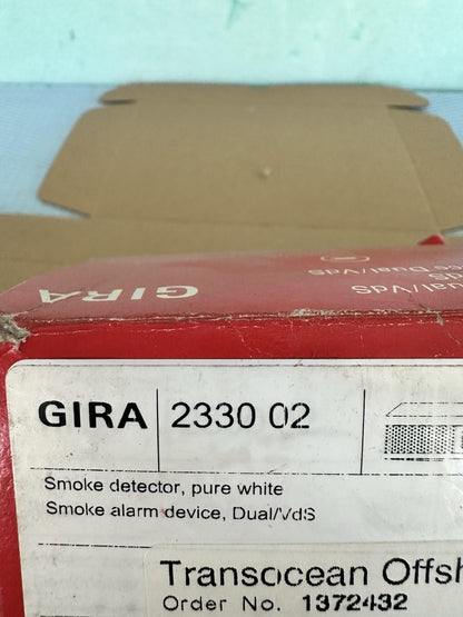 GIRA 2330 02 SMOKE ALARM DETECTOR Fast Shipping