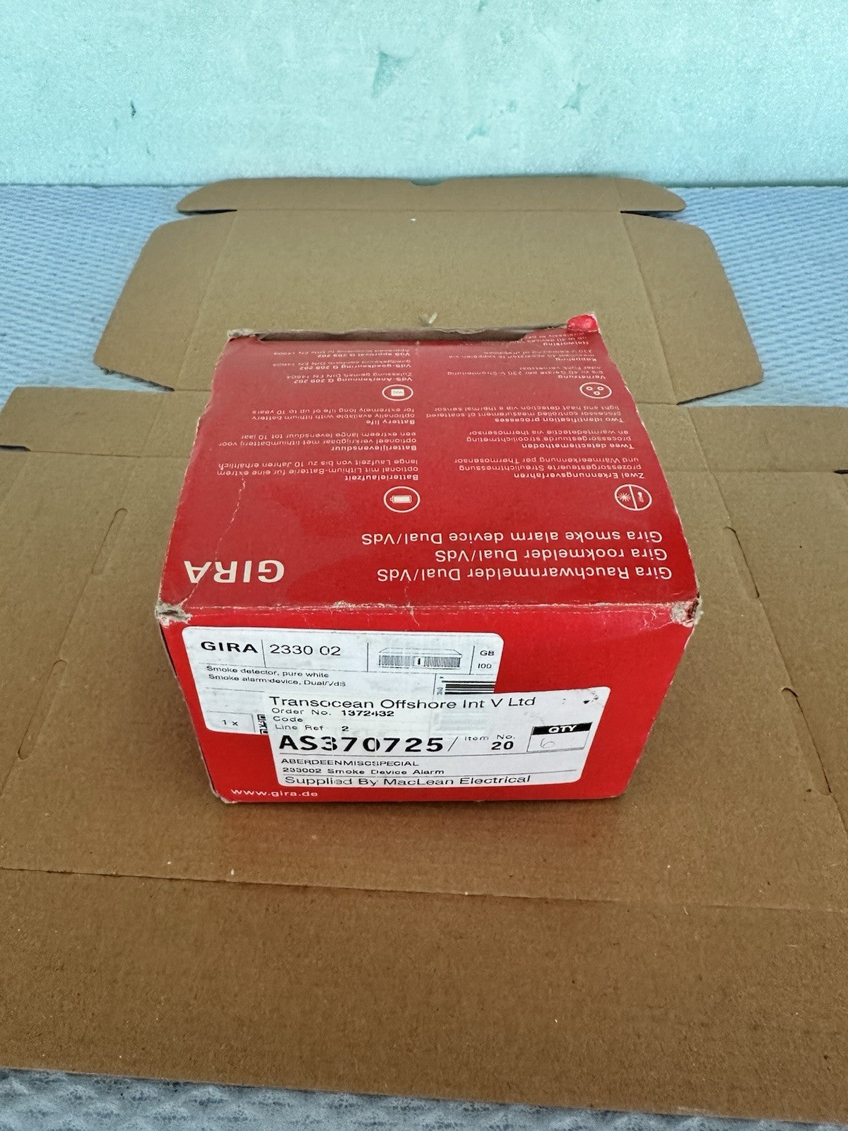 GIRA 2330 02 RAUCHMELDER schneller Versand