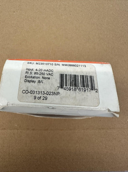 Simpson Electric Company M235-1-0-71-0 Digital Panel Meter DCP 4-20mA 3,5 BL